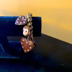 Betsey Johnson Heart Bracelet